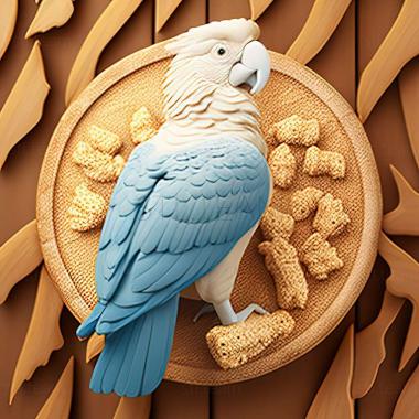 3D модель Печенье какаду известное животное (STL)